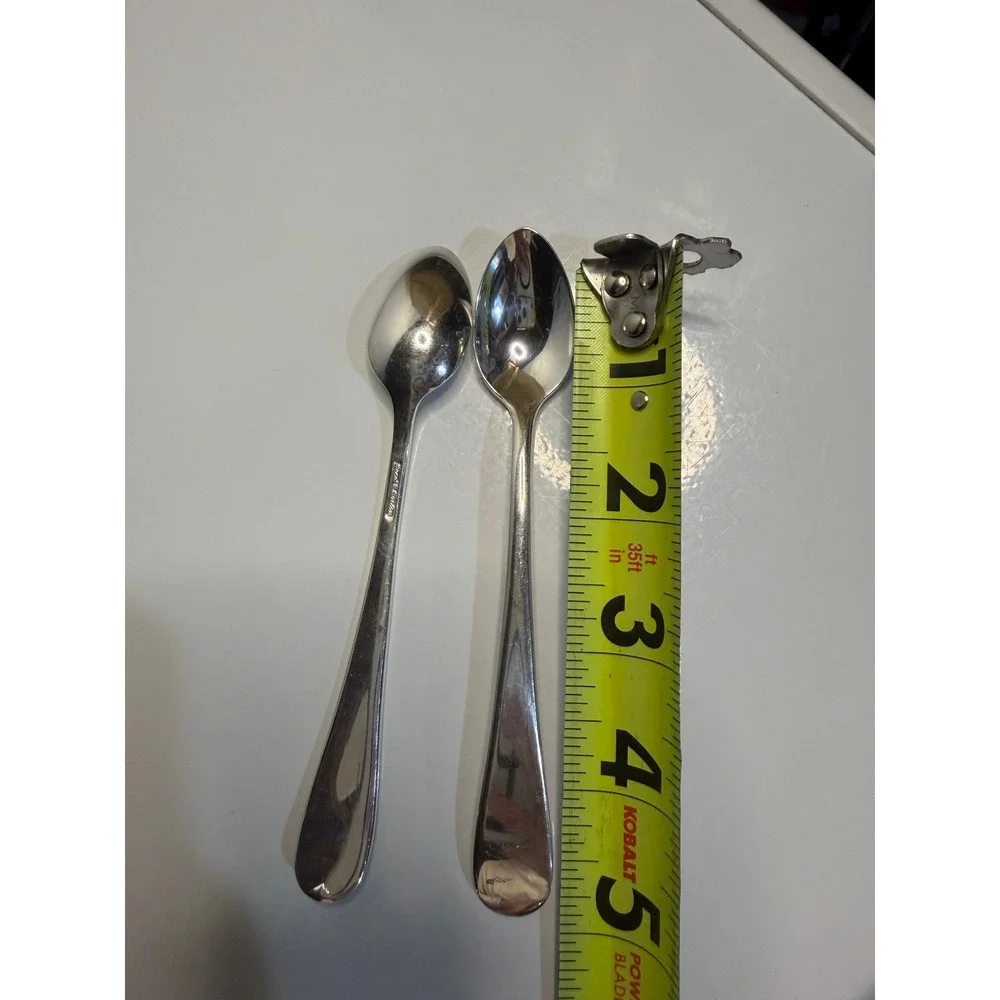 VTG Stainless Coffee Spoons‎ Silverware Set of 2 Flatware Replacement 4.5